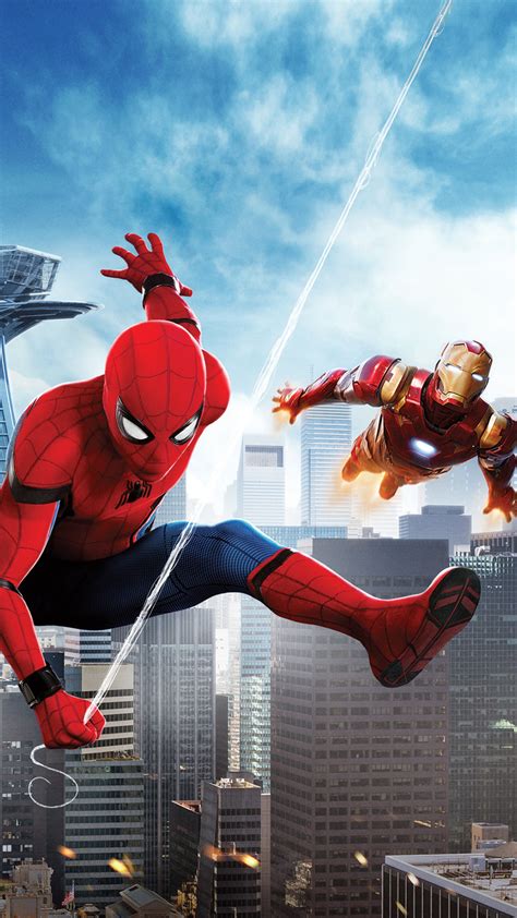 Spider Man Homecoming Iron Man Wallpapers Hd Wallpapers