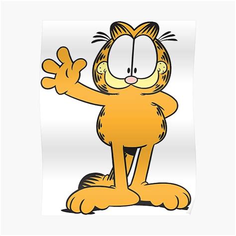 Garfield Poster For Sale By Johncastello23 Redbubble