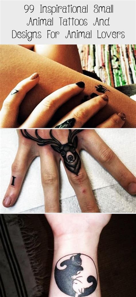 99 Inspirational Small Animal Tattoos And Designs For Animal Lovers In