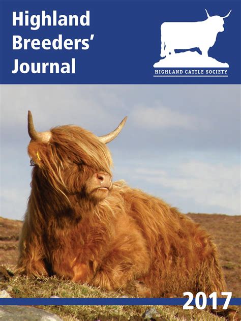 2017 Highland Breeders Journal By Highland Cattle Society Issuu