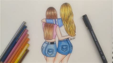 Dibujos De Dos Mejores Amigas Fotos De Mejores Amigas Caricatura De