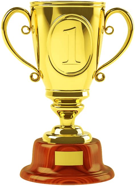 Gold Trophy Clipart