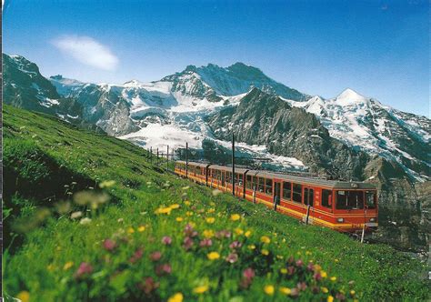 A Journey Of Postcards Jungfrau Railway Switzerland