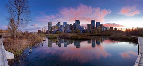 Calgary Sunset October 2018 Panorama John Andersen Flickr