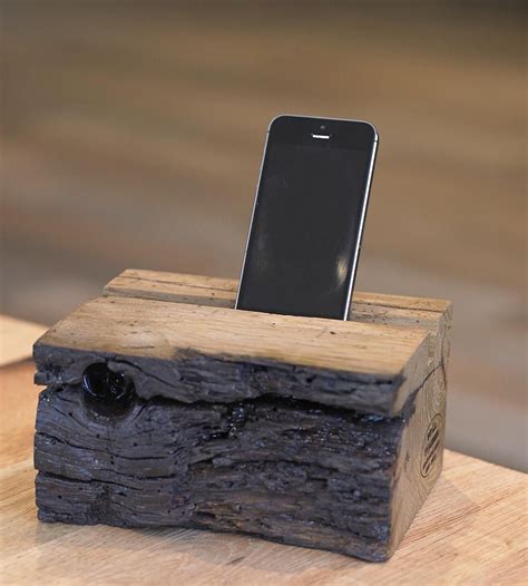 Reclaimed Beam Phone Holder By Stål Timber On Scoutmob Reclaimed