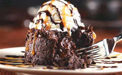 The longhorn menu and prices come with various desserts such as the chocolate stampede, golden nugget fried cheesecake, mountaintop cheesecake, ultimate brownie sundae, key lime pie, longhorn dessert simpler, caramel apple goldrush, and so much more. Molten Lava Cake | Lunch & Dinner Menu | LongHorn Steakhouse