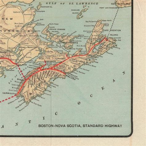 Nova Scotia Railway Map