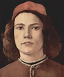 Sandro Botticelli - Retrato de un joven, detalle | Artelista.com