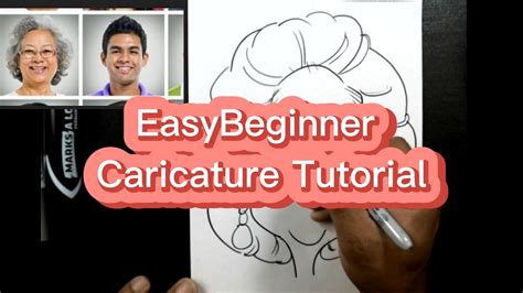 Easy Caricature Tutorial For Beginners Youtube