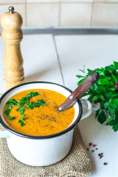 Creamy Roasted Vegetable Soup Paleo And Vegan Healy Eats Real