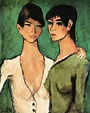 Two Sisters - Otto Mueller as art print or hand painted oil.