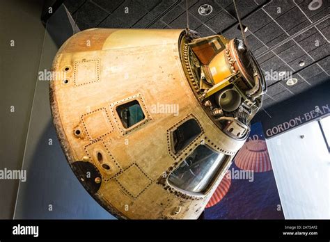 The Apollo 11 Command Module On Display At The National Air And Space Museum In Washington D C