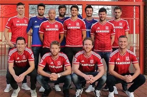 Middlesbrough Fc Players Pose Topless For Charity Calendar In Support Of Ssi Steelworkers