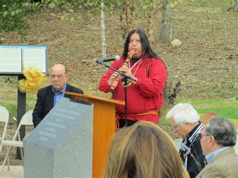 Dedication Of The Trail Of Tears Memorial At The Removal Park In Blythe