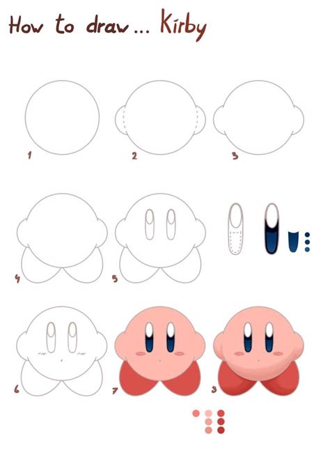 Como Dibujar A Kirby How To Draw Kirby By Eniotna On Deviantart