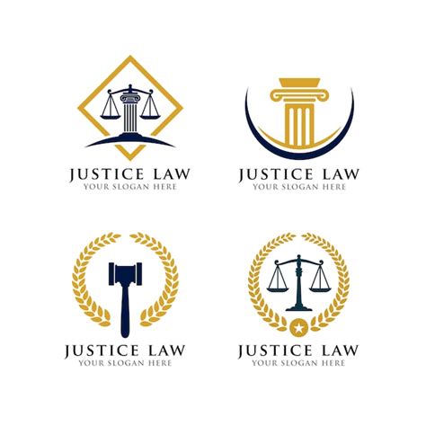 Premium Vector Justice Law Logo Template