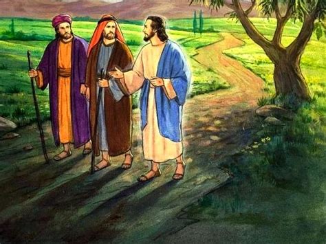 Apascentar Os Pequeninos Dois Discípulos No Caminho De Emaús