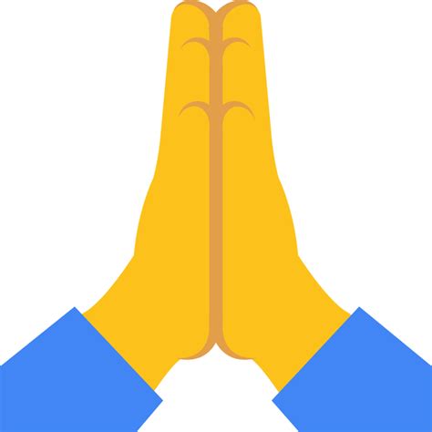 Praying Hands Emoji Prayer Gesture Prayer Png Download 768768