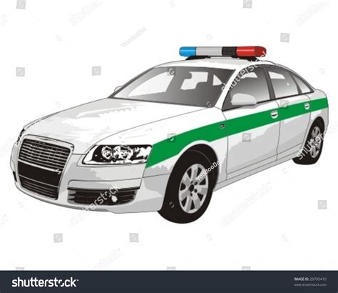 Police Car Vector Illustration 29795410 Shutterstock