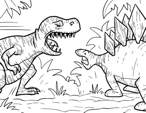 Tyrannosaurus rex had 13 times better sight than human beings. Tyrannosaurus Rex Coloring Pages | Dinosaur Coloring Pages ...