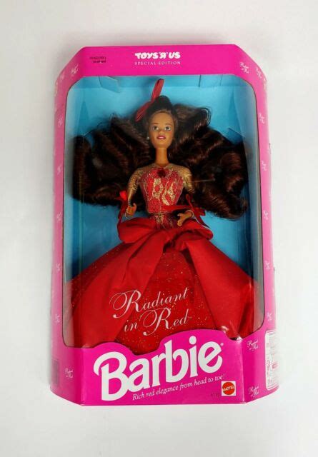 Radiant In Red Barbie Doll Toys R Us Se 4113 Nrfb 1992 Mattel Inc 3 For Sale Online Ebay