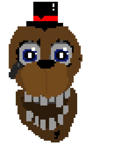 Stylized Withered Freddy Pixel Art Maker