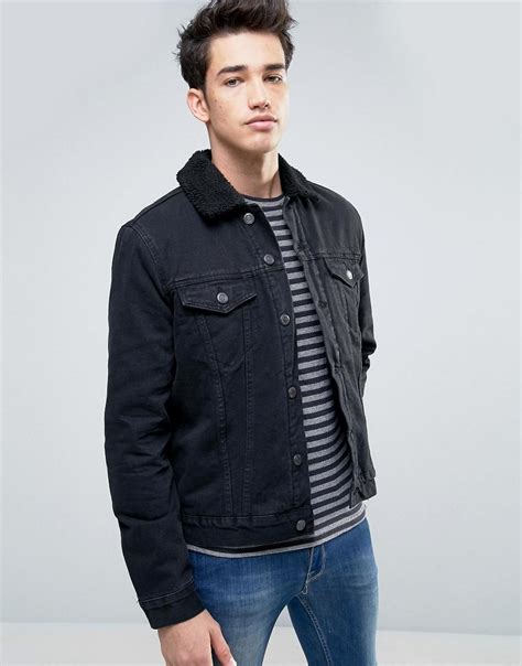 Style Denim Jacket Men Black Mens Denim Jackets Quintessential