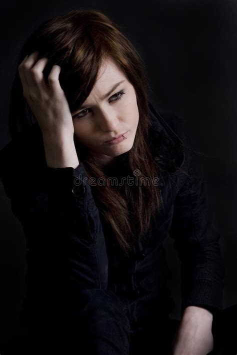 Depressed Girl Stock Photo Image Of Female Dramatic 9148732