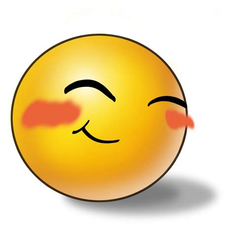 Pin By April On Smileys N More Blushing Emoticon Animated Emojis