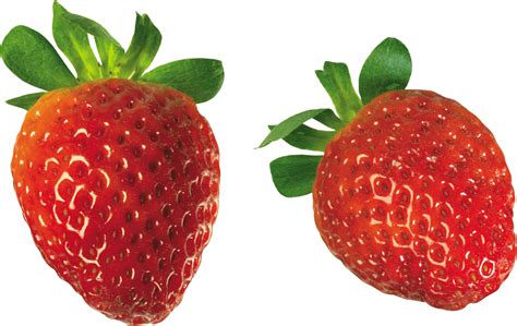 Dos Fresas Png Transparente Stickpng