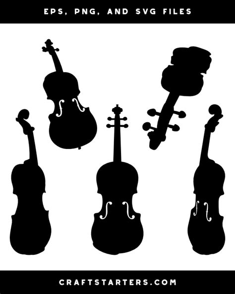 Violin Silhouette Clip Art