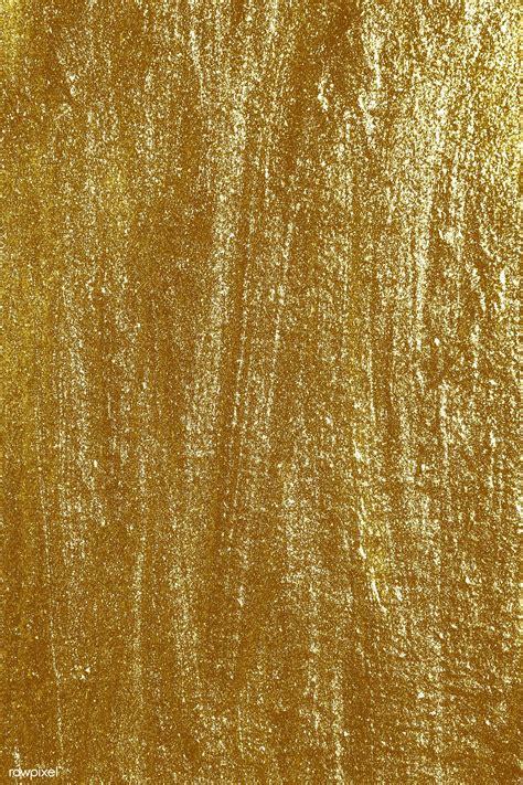 Metallic Gold Paint Textured Background Free Image By