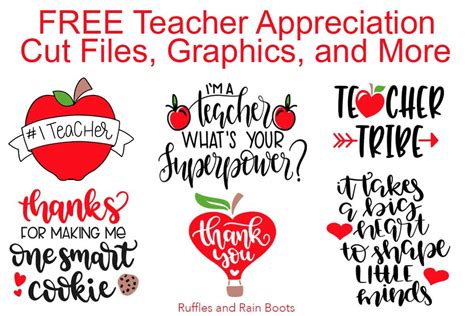 27+ Free Teacher Svg Designs PNG Free SVG files | Silhouette and Cricut
