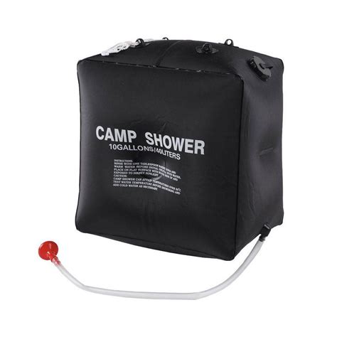40l Craig Camp Shower Bag Solar Heated Water Pipe Portable Camping