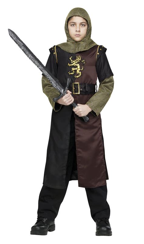 Medieval Valiant Knight Kids Costume Mr Costumes