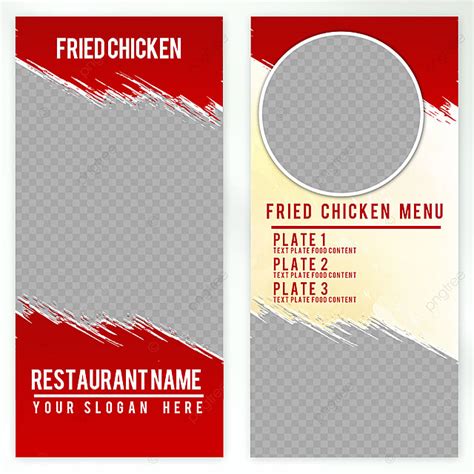 fried chicken elegant design menu template     pngtree