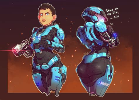 Kat Halo Reach By Justrube On Newgrounds Halo Reach Halo Funny Girls Halo