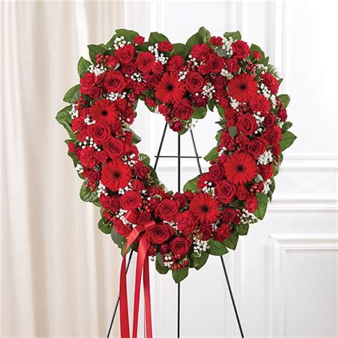 Check spelling or type a new query. 1-800-FLOWERS® ALWAYS REMEMBER™ FLORAL HEART TRIBUTE- RED ...