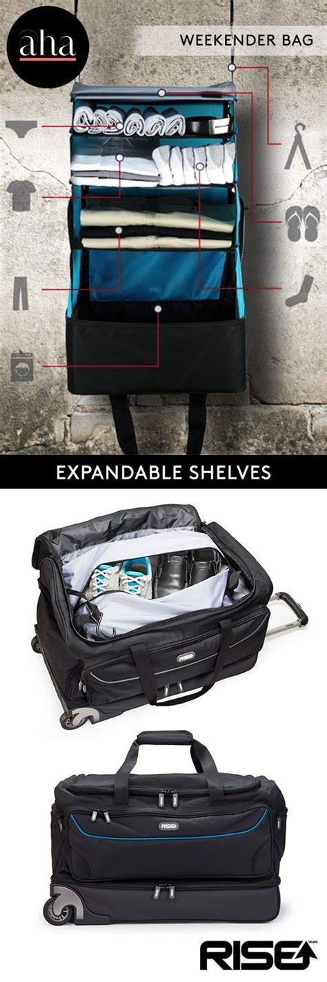Duffle Bag With Collapsible Shelves Weekender Bags Travel Items