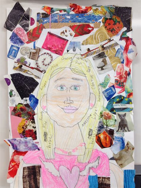 Mud To Masterpiece 4th Grade Collage Self Portraits