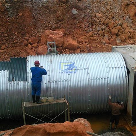 Round Corrugated Steel Pipe As The Culvert China Round