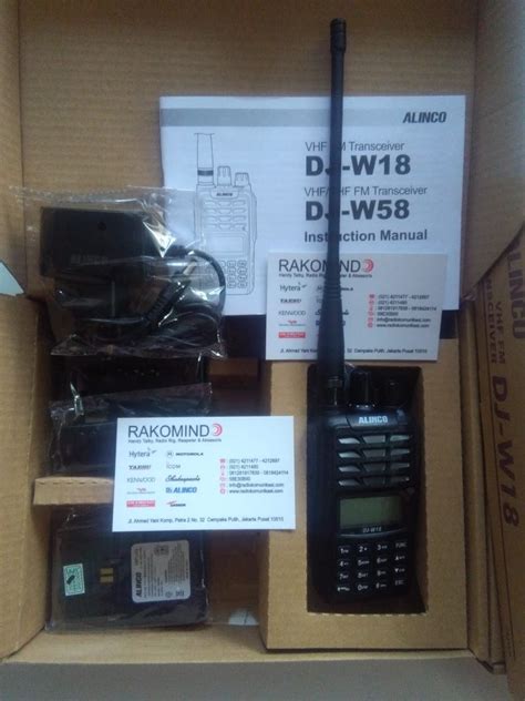 Harga Ht Alinco Dj W58 Dual Band Garansi Resmi Rakomindo