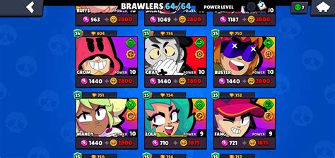 Selling Brawl Stars 50k Trophies Dreams Account 34 Lvl11 All