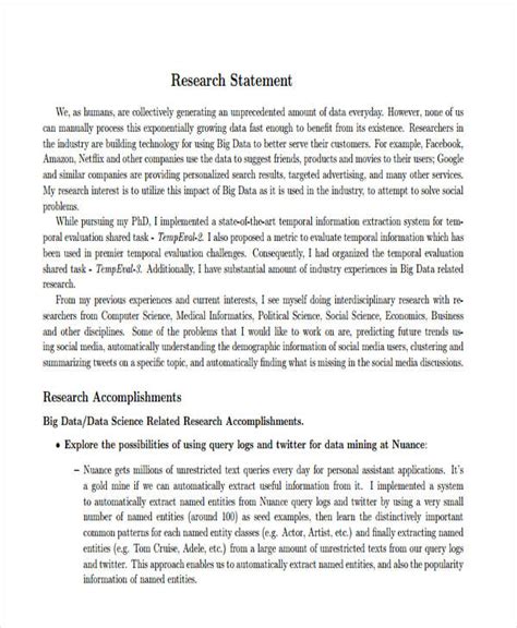 Research Problem Statement Examples 12 Example Of Statement Of The