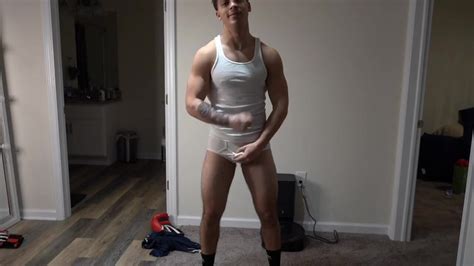 Showing Off His Tighty Whities And Rubbing His Bulge Thisvid Com