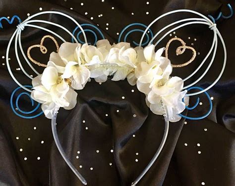 Cinderella Inspired Wire Mickey Ears Headband Disney Diy Diy Disney