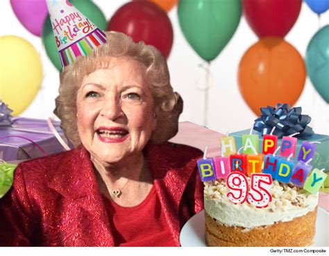 Betty White Celebrates 95th Birthday Working On Set