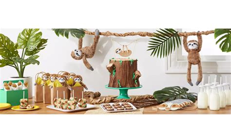Sloth Birthday Party Ideas Target Sloth Birthday Sloth Kids