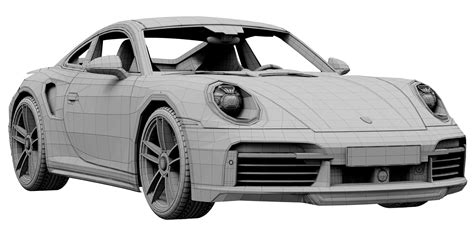 Artstation Porsche 911 Turbo S 2021 Resources