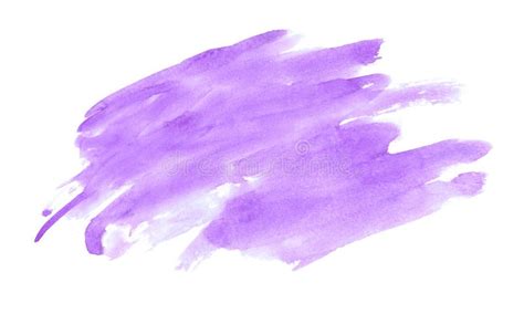 Light Purple Watercolor Background Hand Drawn Design Template Stock